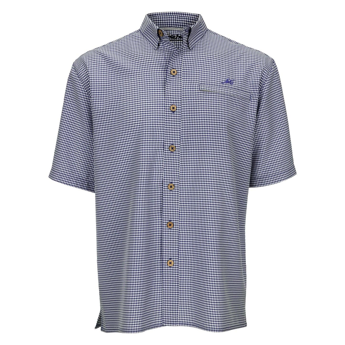 Mojo Sportswear Company Mr. Big Sport Check Short Sleeve Men's Fishing Shirt Product Image