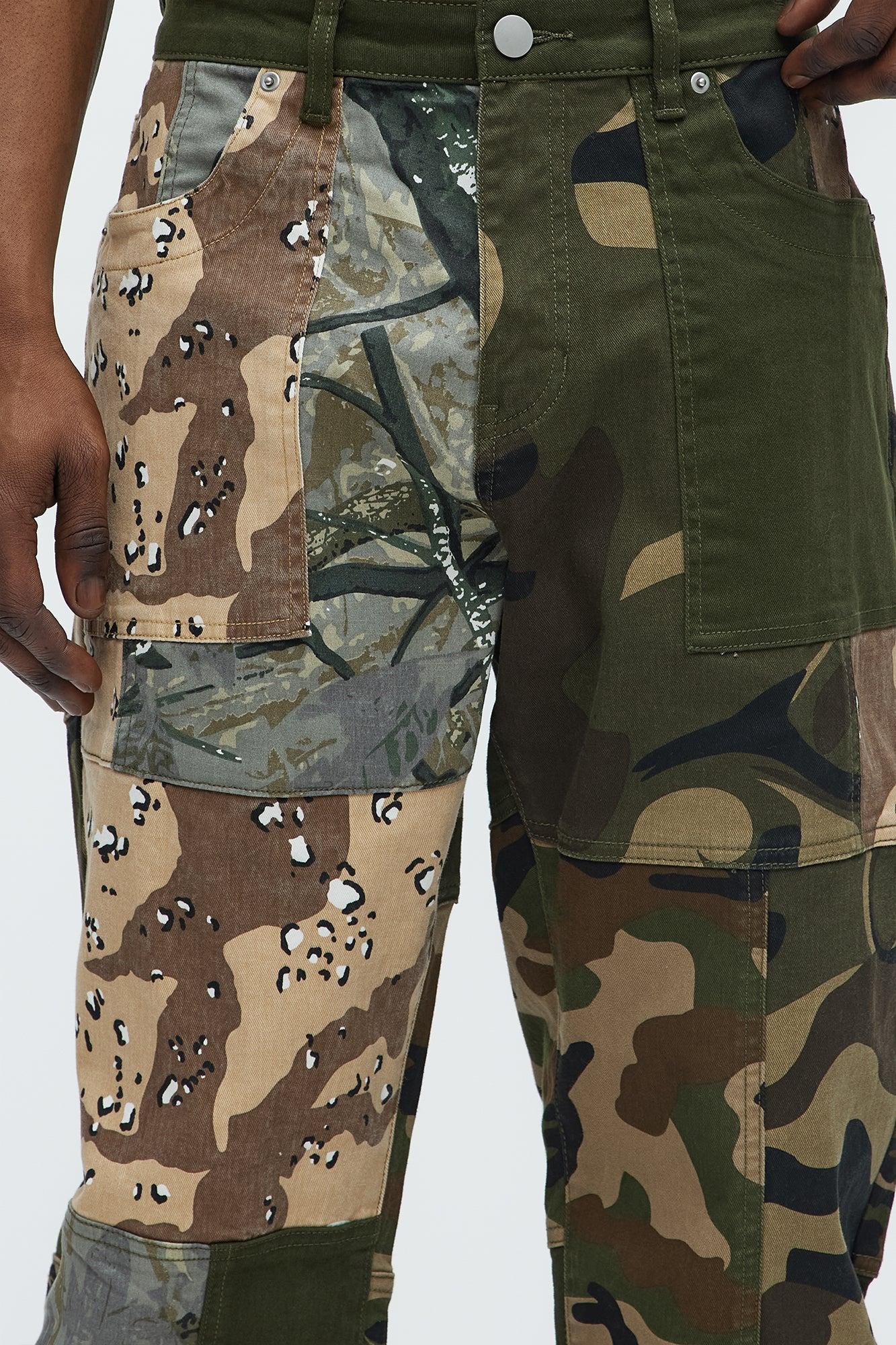 Got This On Me Camo Straight Pants - Camouflage Product Image