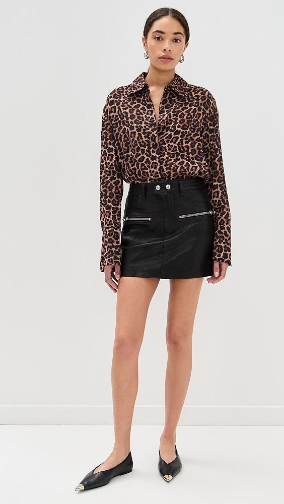 ANINE BING Steel Skirt | Shopbop Product Image