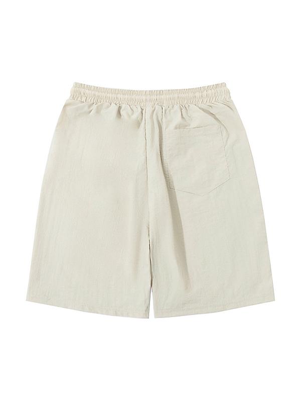 Men's Contrast Color Splicing Loose Shorts Product Image