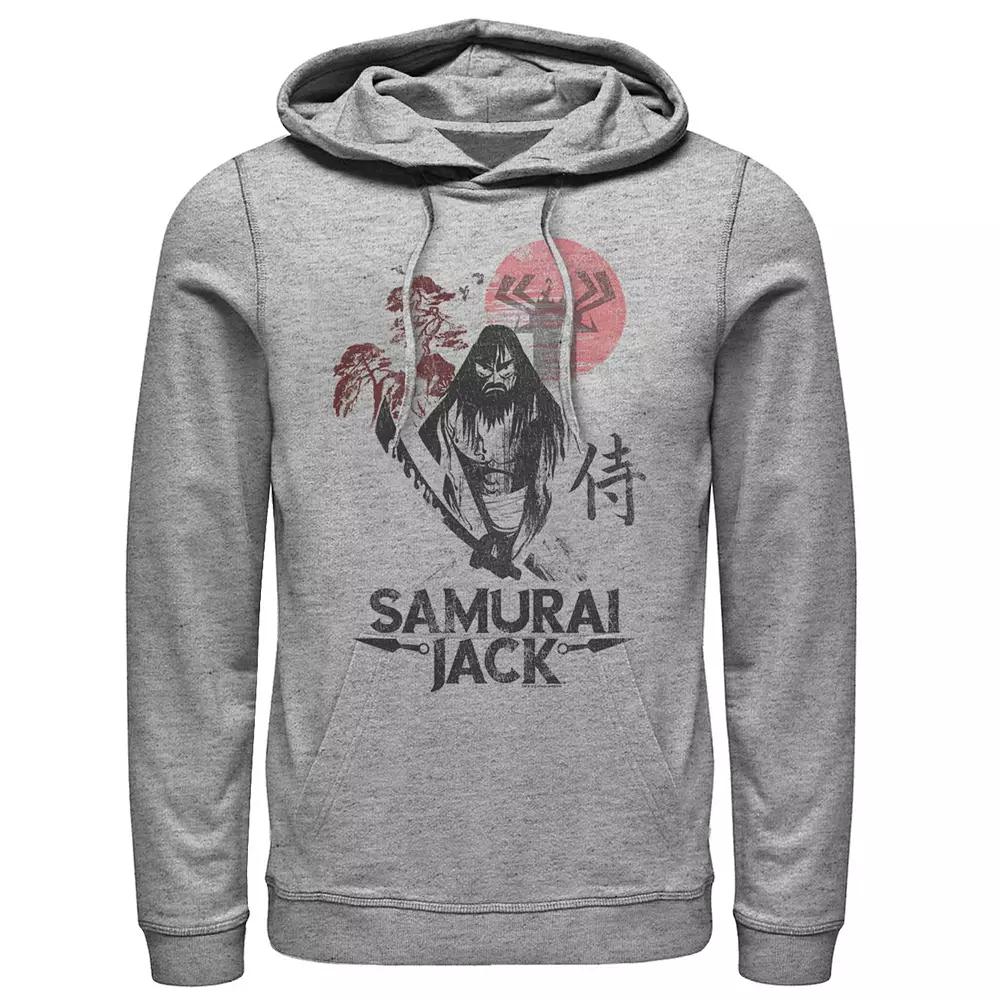 Men's Cartoon Network Samurai Jack Epic Warrior Kanji Art Rock Hoodie,  Product Image