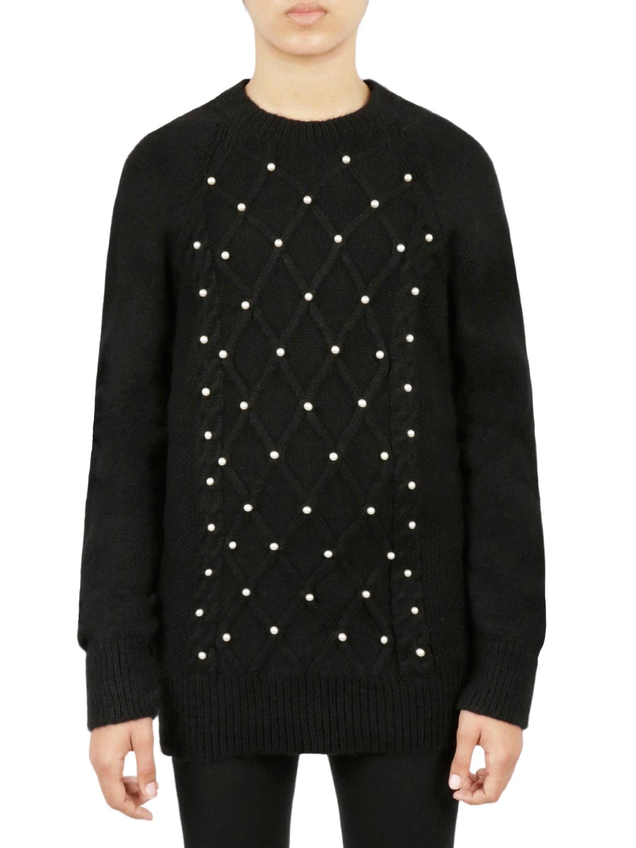 Embellished Cable Pullover Product Image