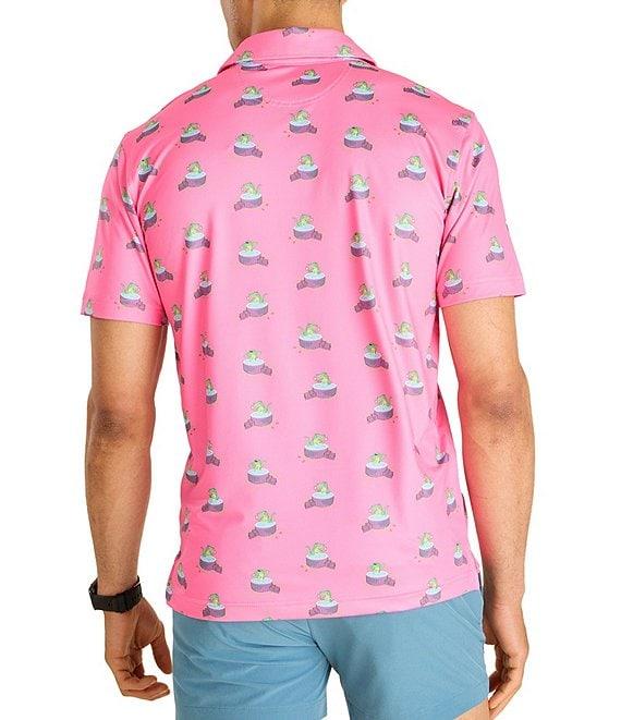 Chubbies Do Later Gator Short Sleeve Knit Polo Product Image