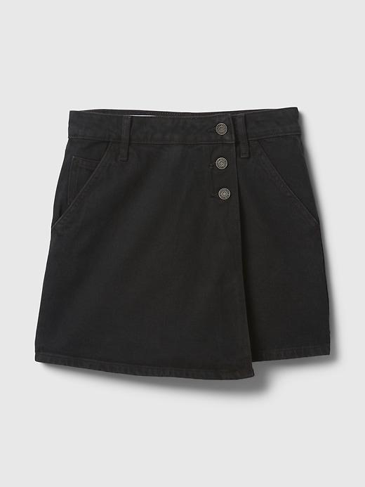 Denim Mini Skort Product Image