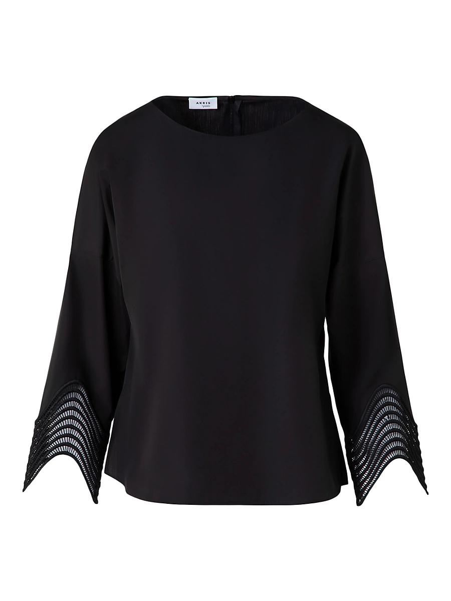 Womens Cotton Poplin Top Product Image