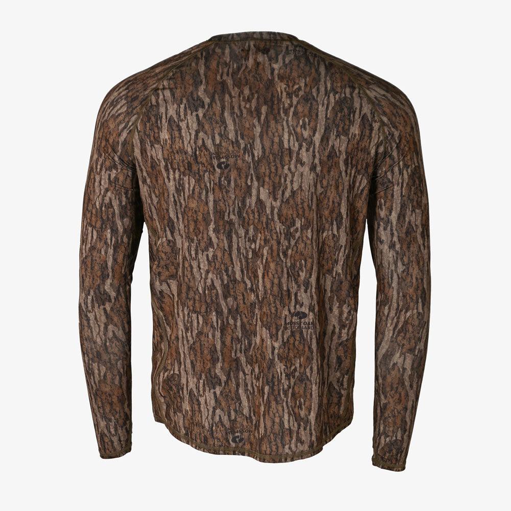 Gator Waders Performance Shirt | Mens - Mossy Oak Bottomland Male Product Image