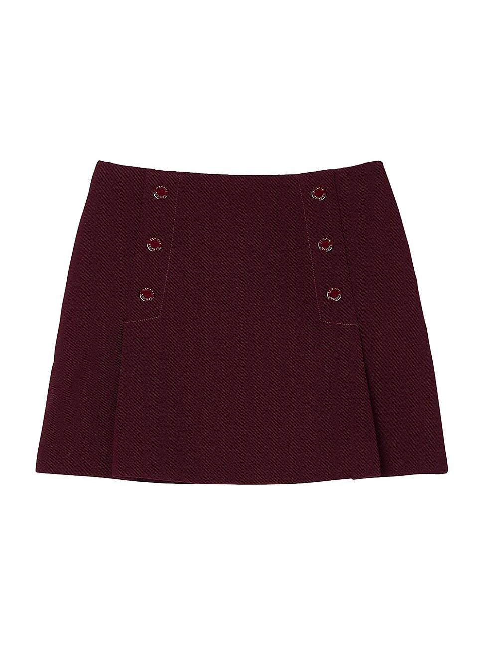 Womens Short Skirt with Press Studs Product Image
