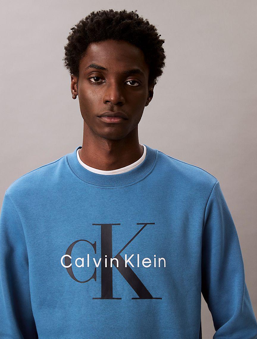 Monogram Logo Fleece Crewneck Sweatshirt Product Image