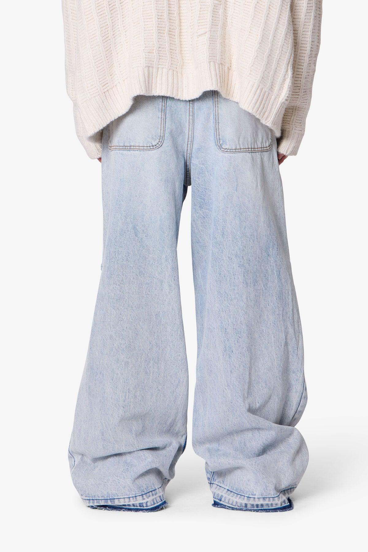Baggy Rave Denim - Light Blue Product Image