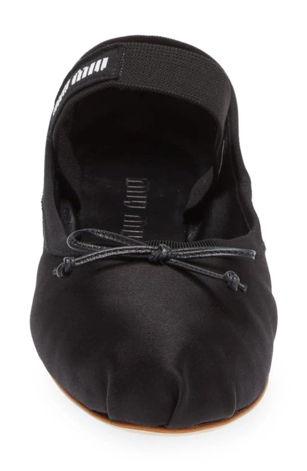 logo-strap ballerina shoes Product Image