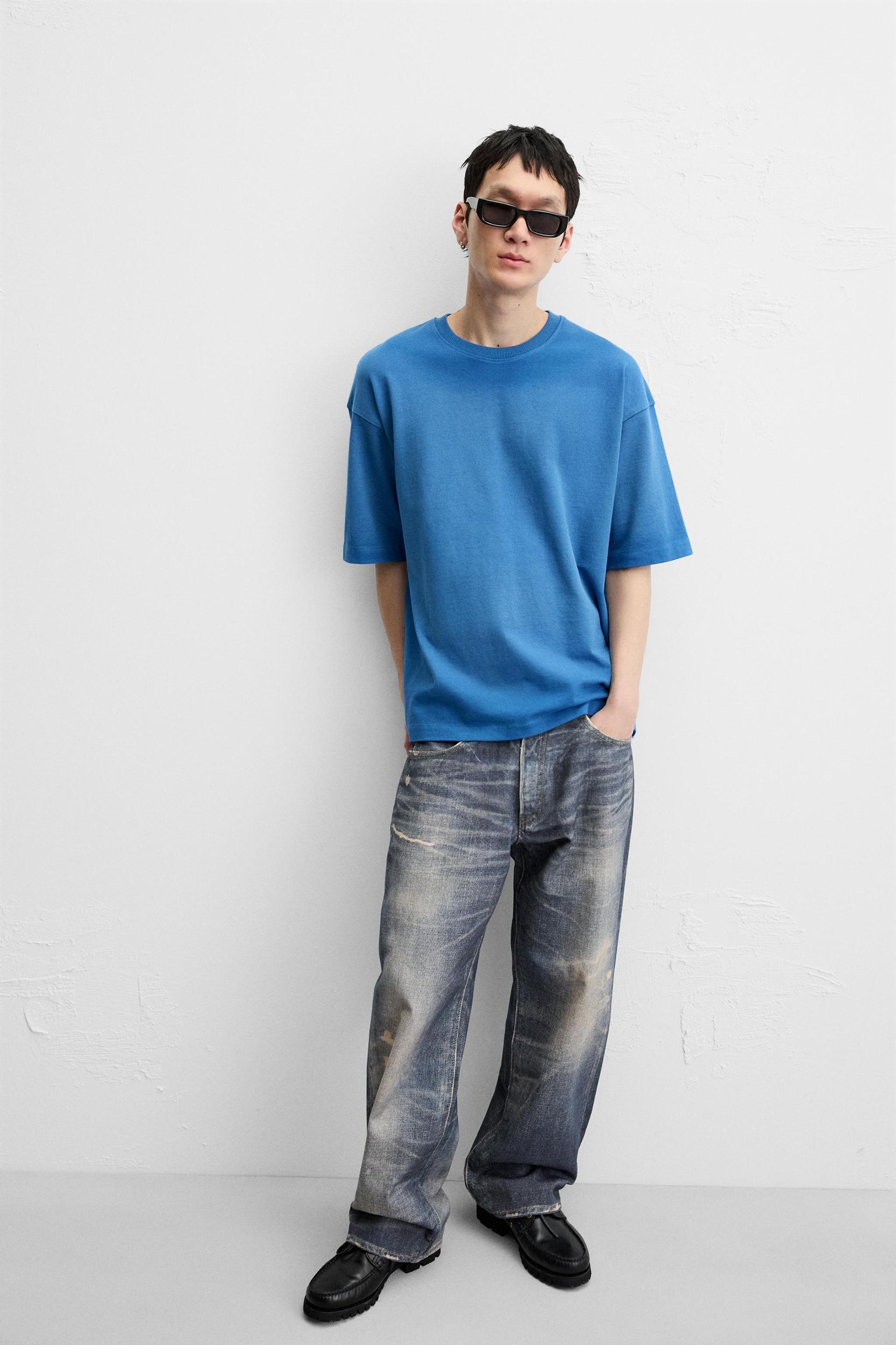 RELAXED FIT SPRAY WASH T-SHIRT Product Image