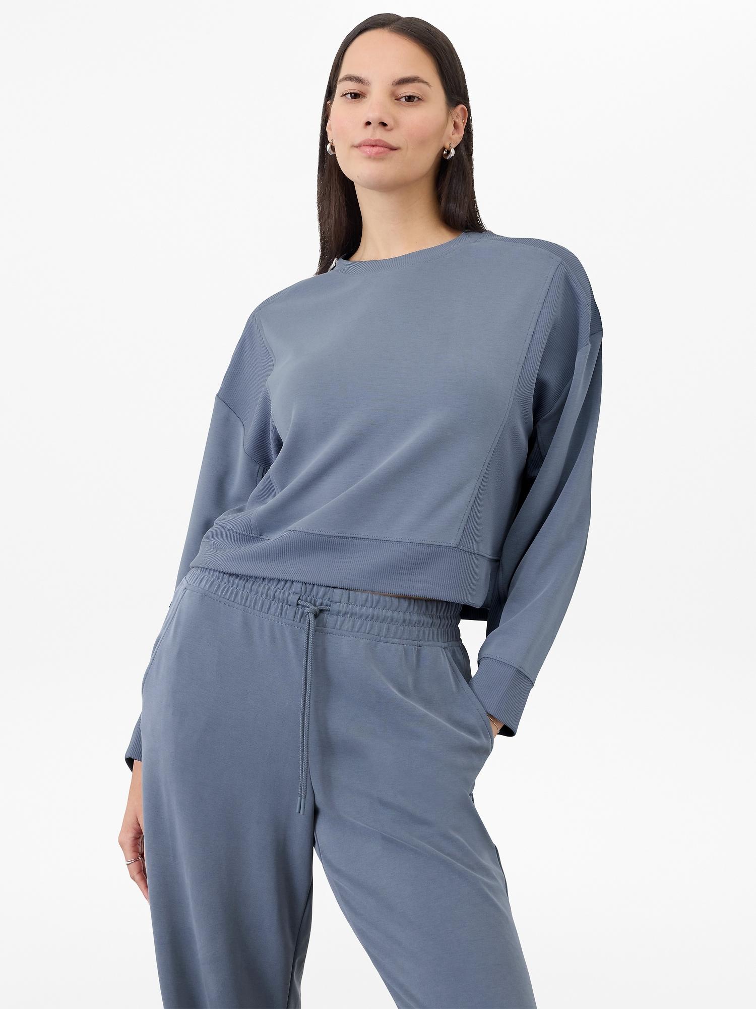 Seasoft Rib Crewneck Sweatshirt Product Image