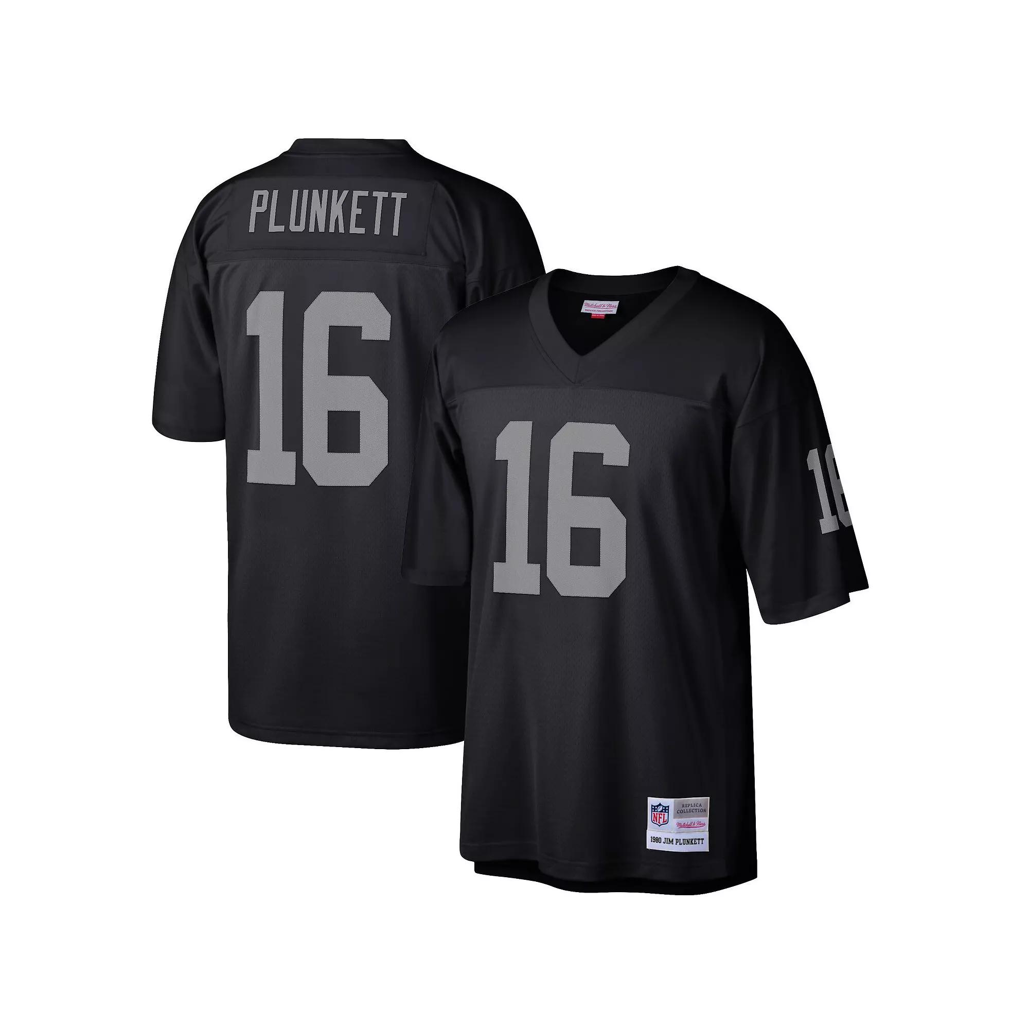 Men's Mitchell & Ness Jim Plunkett Black Las Vegas Raiders Retired Player Legacy Replica Jersey, Size: Small, Lvr Black Product Image