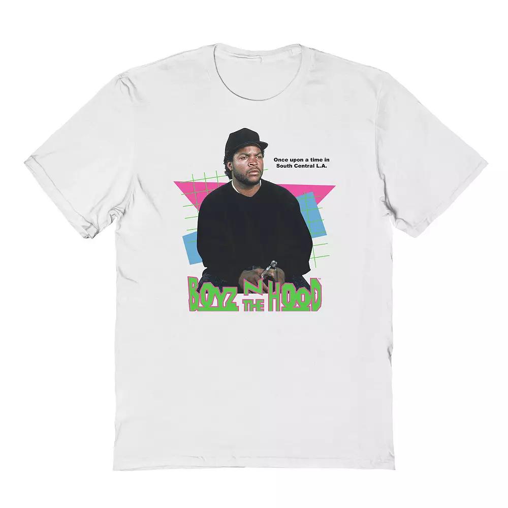 Men's Boyz N The Hood Retro White Graphic Tee, Size: Large Product Image