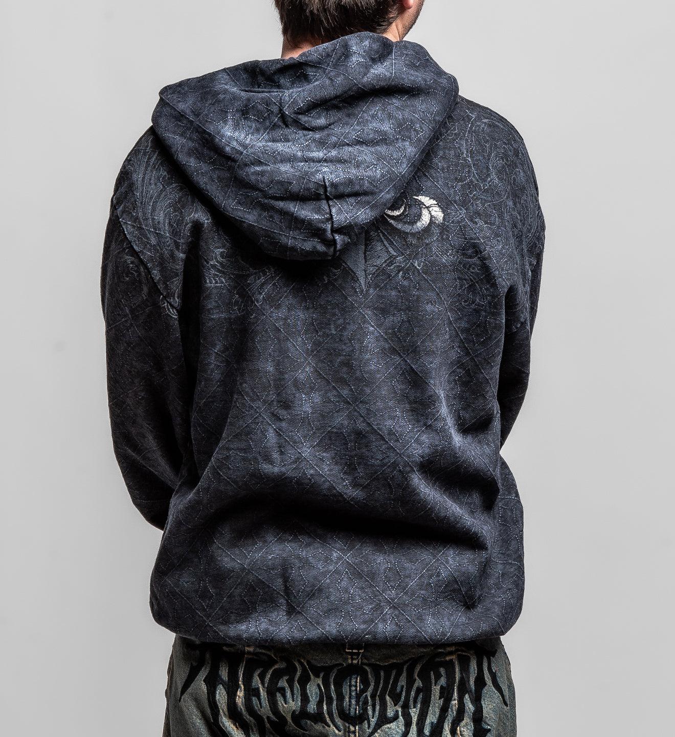Collapse Zip-Up Hoodie Male Product Image