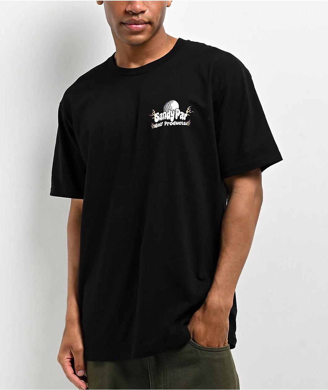 Sandy Par Another Bad Round Black T-Shirt Product Image