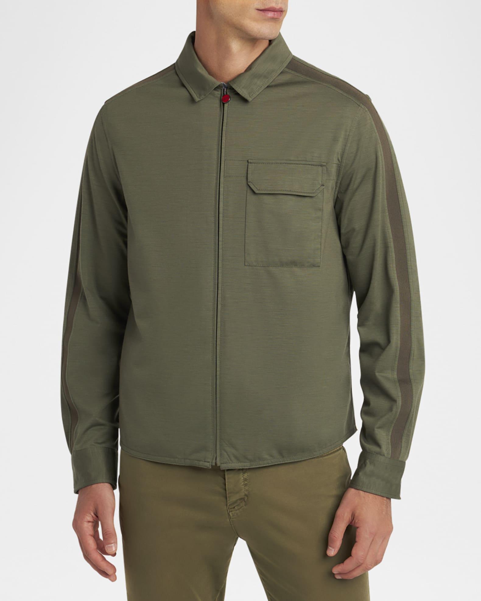 Men's Full-Zip Blouson Jacket Product Image