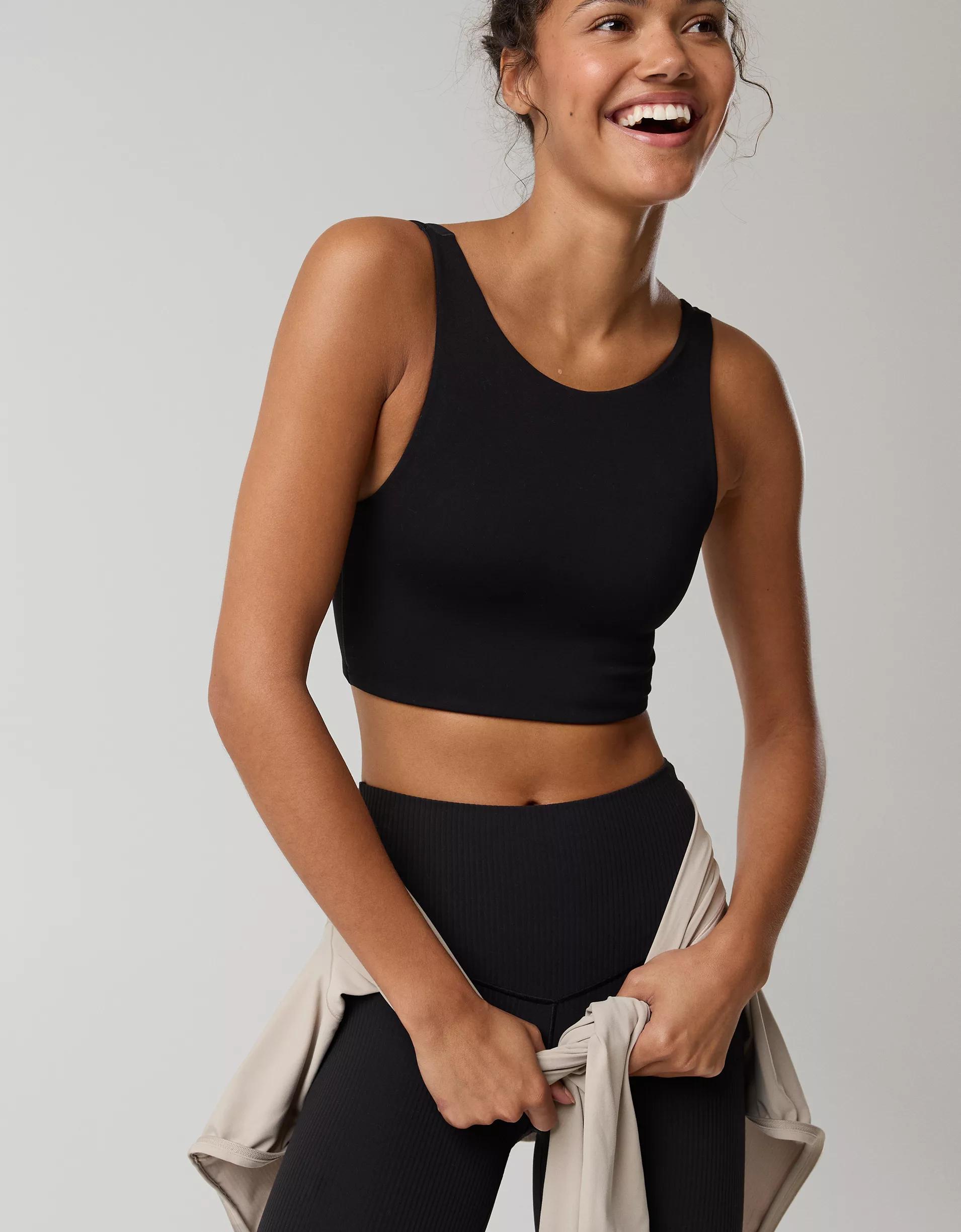 OFFLINE By Aerie Real Me XTRA Rib Switch Up High Neck Sports Bra Product Image