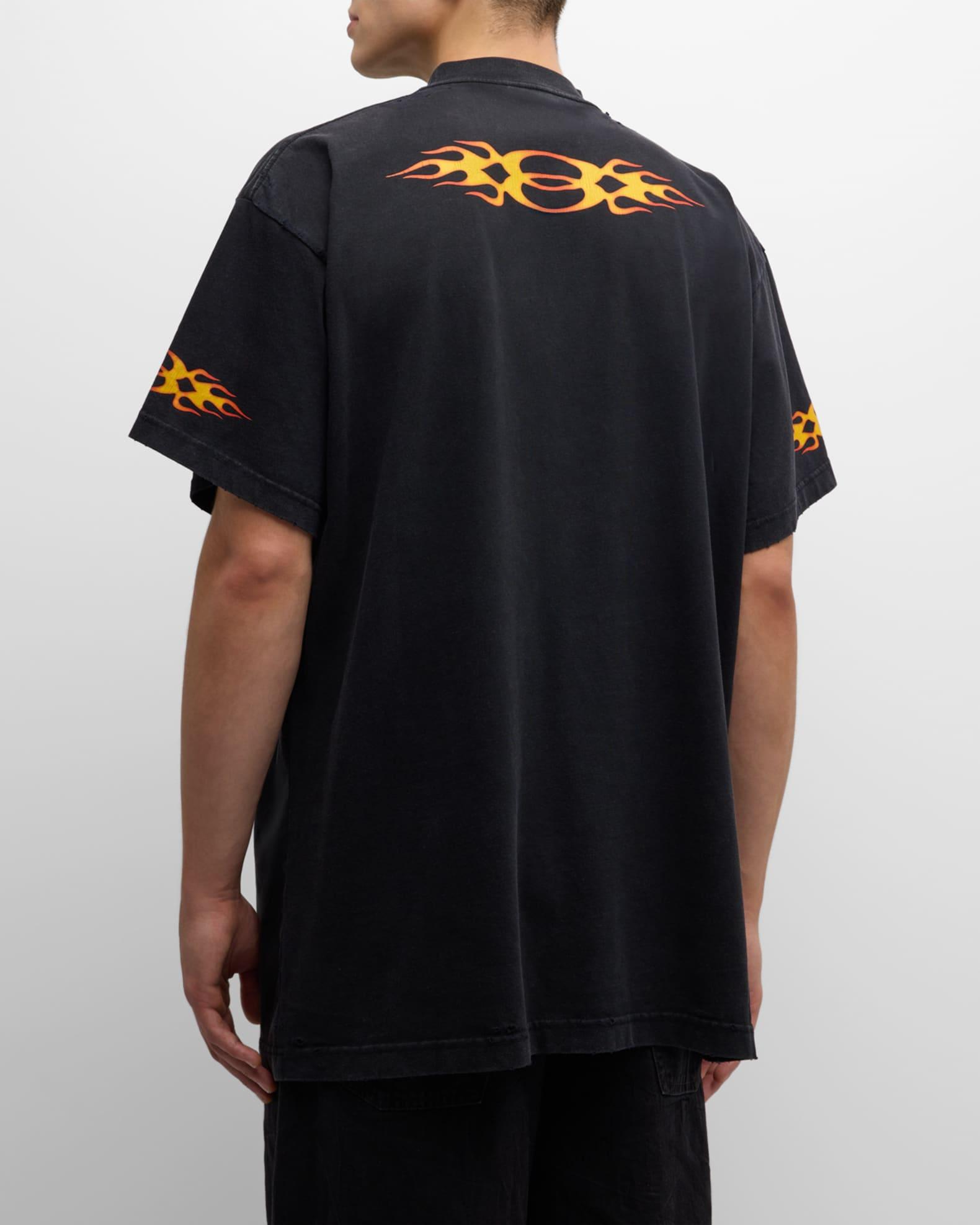 Men's Burning Unity Oversized T-Shirt Product Image
