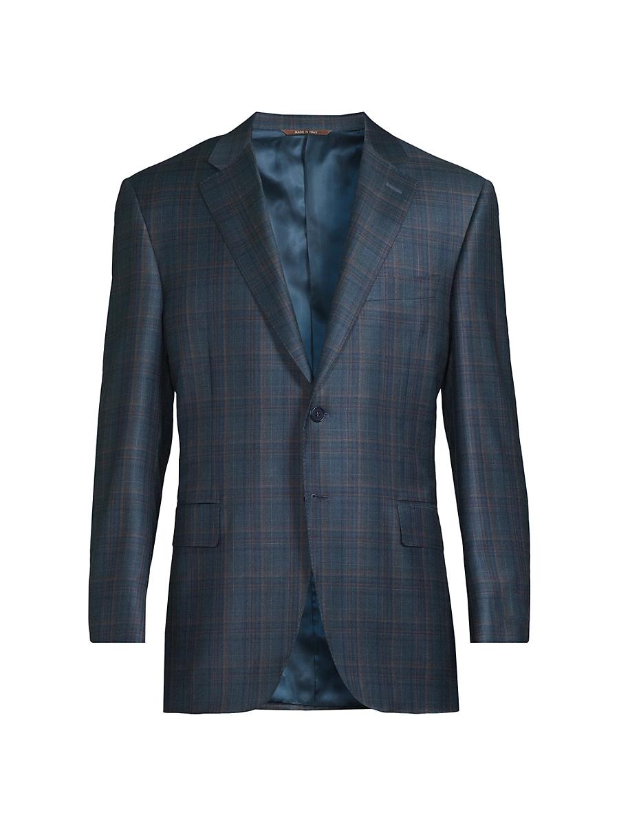 Mens Siena Plaid Wool Sportcoat Product Image