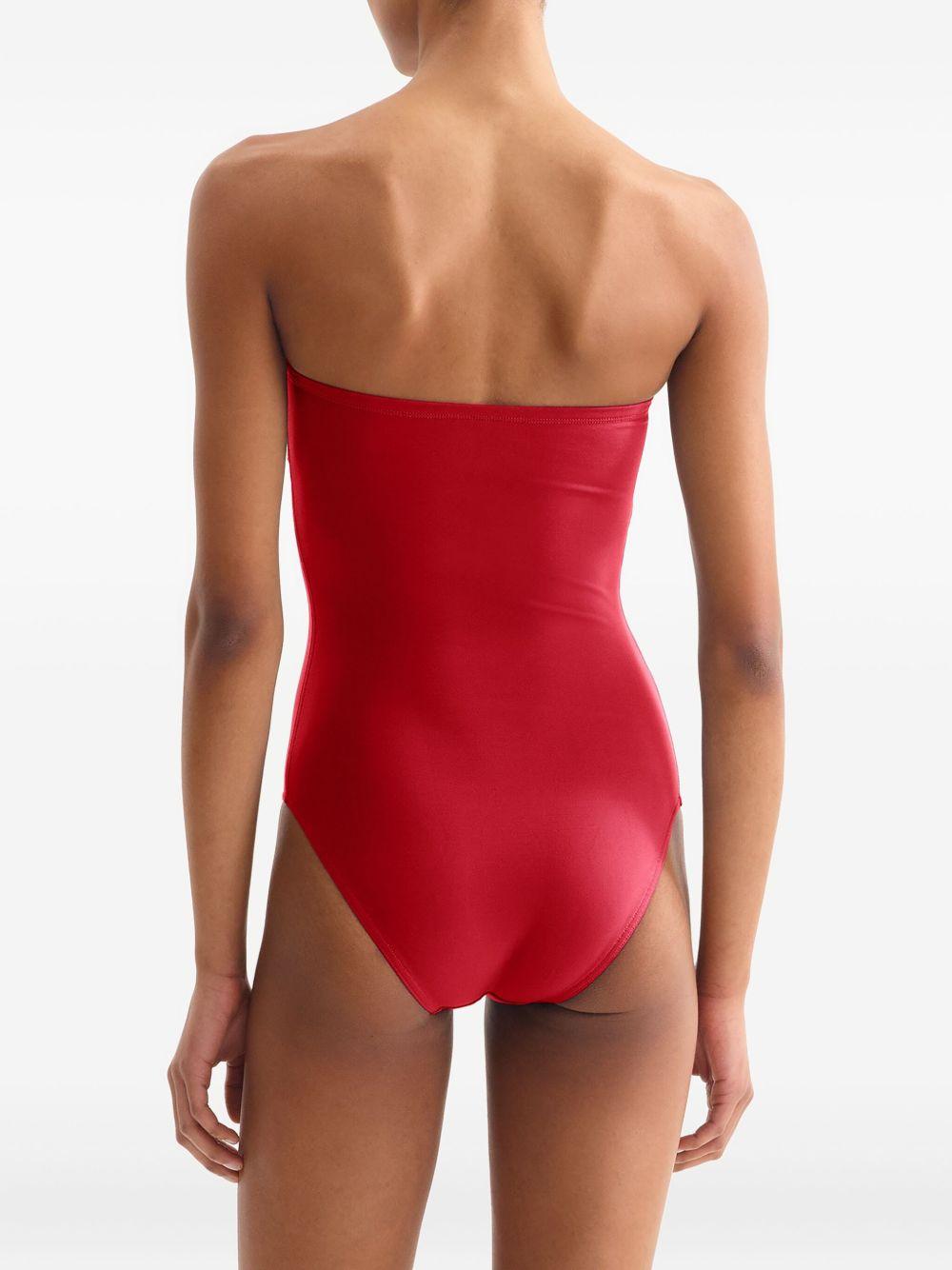 Cassiopée bustier-neck swimsuit Product Image