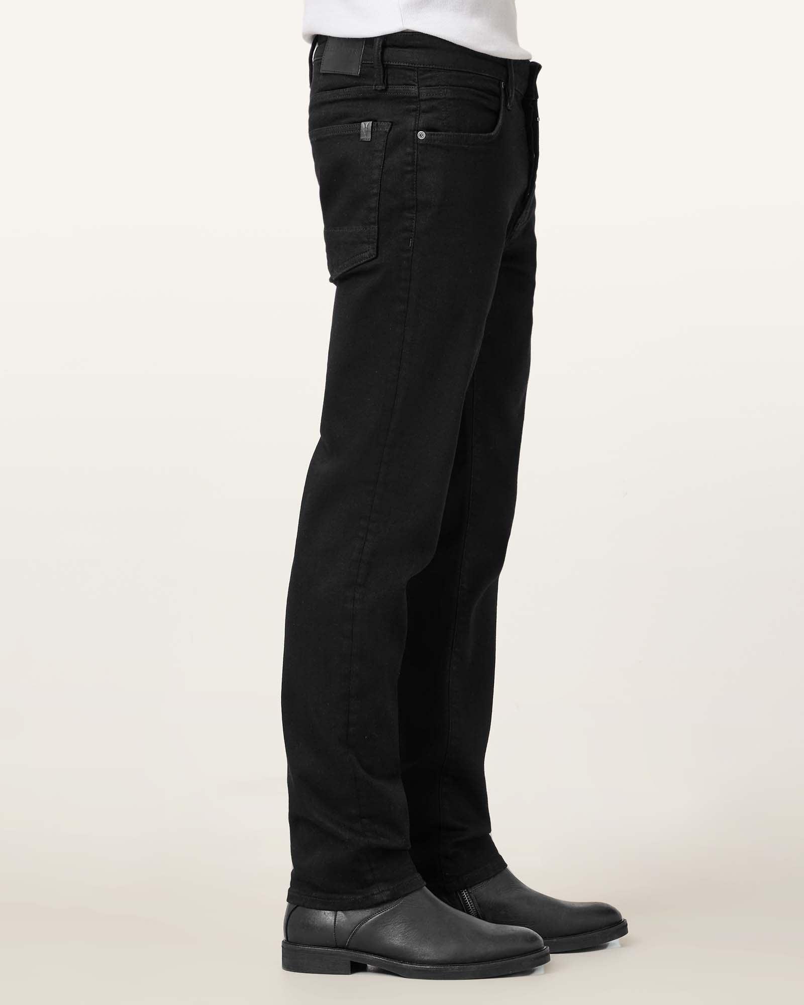 Sid Skinny Fit Denim Jeans Jet Black | ALLSAINTS US Product Image