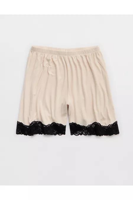Aerie Real SoftÂ® Rib Lace Boxer Women's Product Image