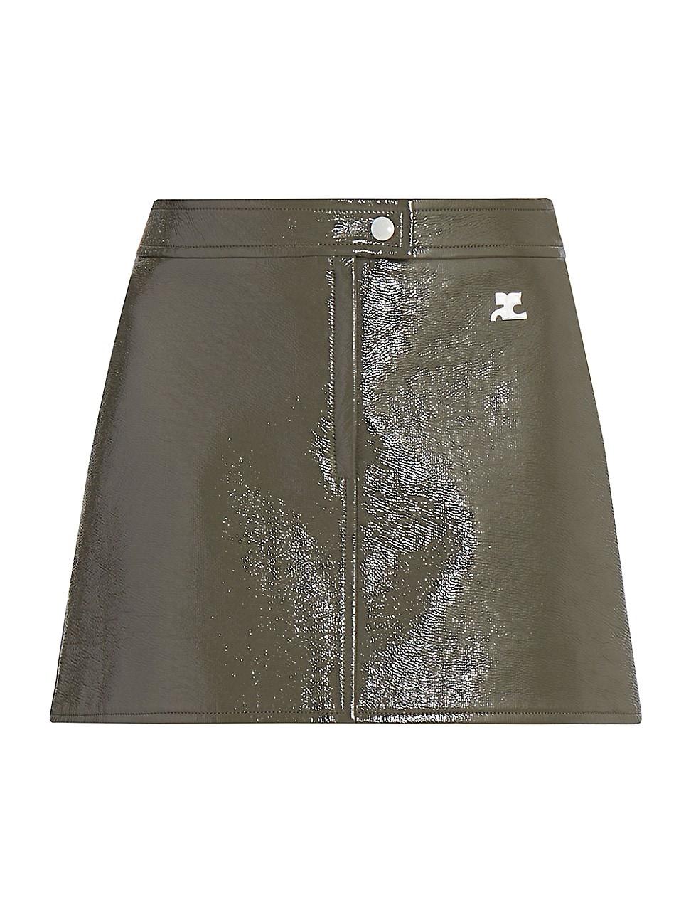 Womens Vinyle Reedition Miniskirt Product Image