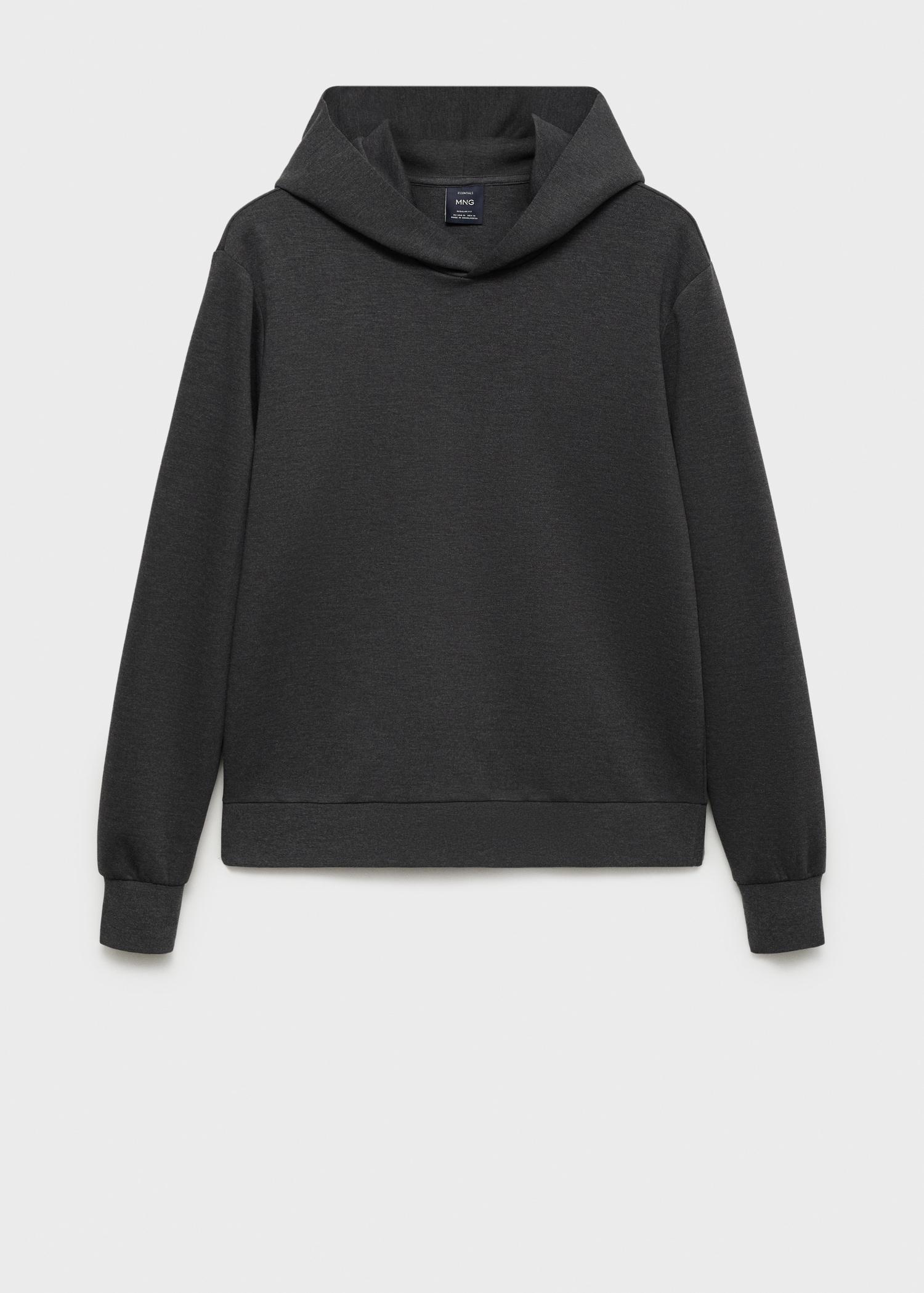 Regular-fit hoodie - Men | MANGO USA Product Image