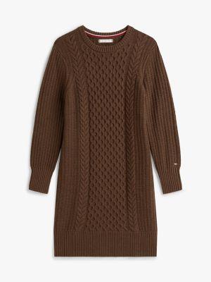 Cable Knit Sweater Dress Product Image