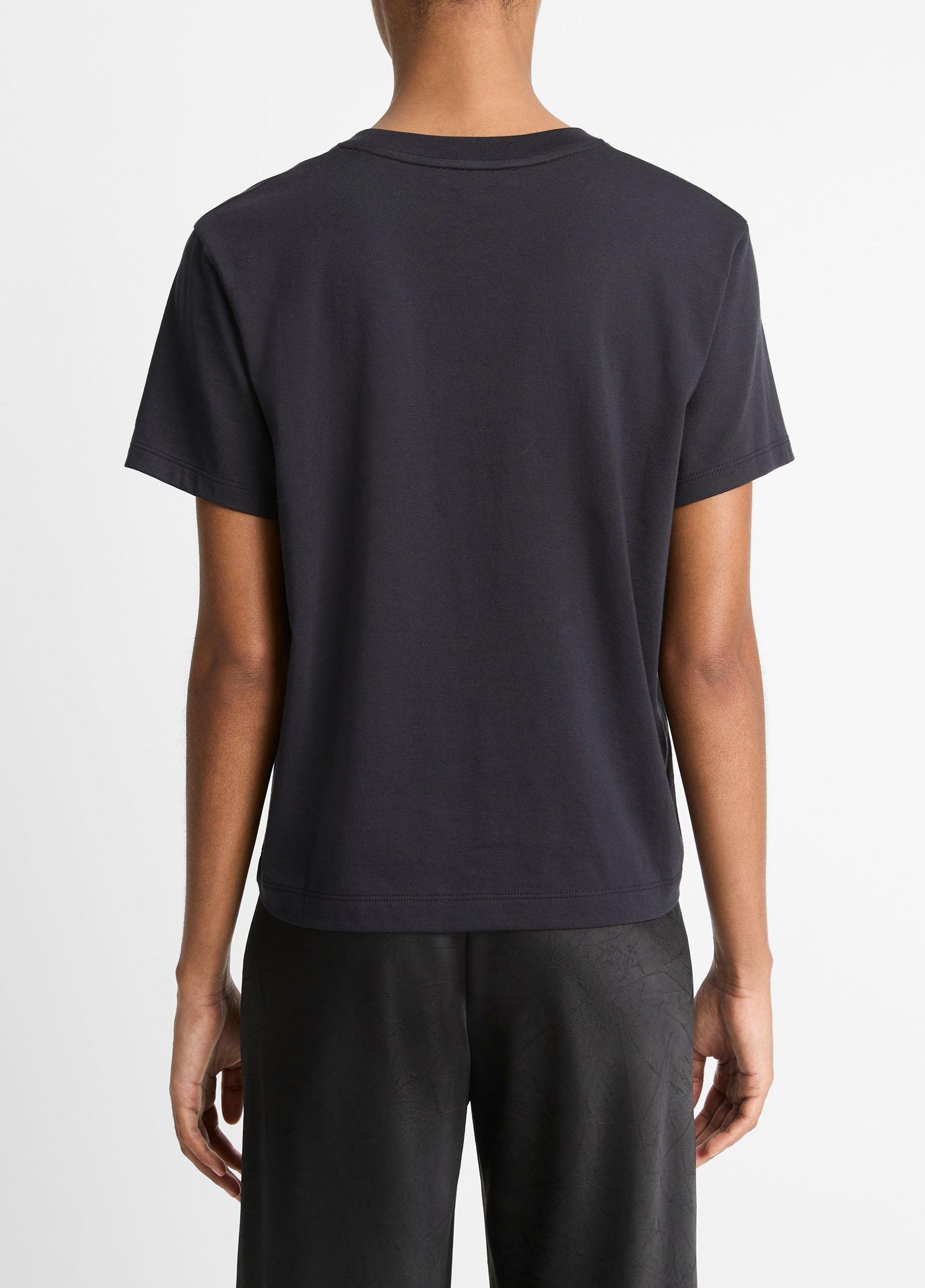 Pima Cotton Crew Neck T-Shirt Product Image