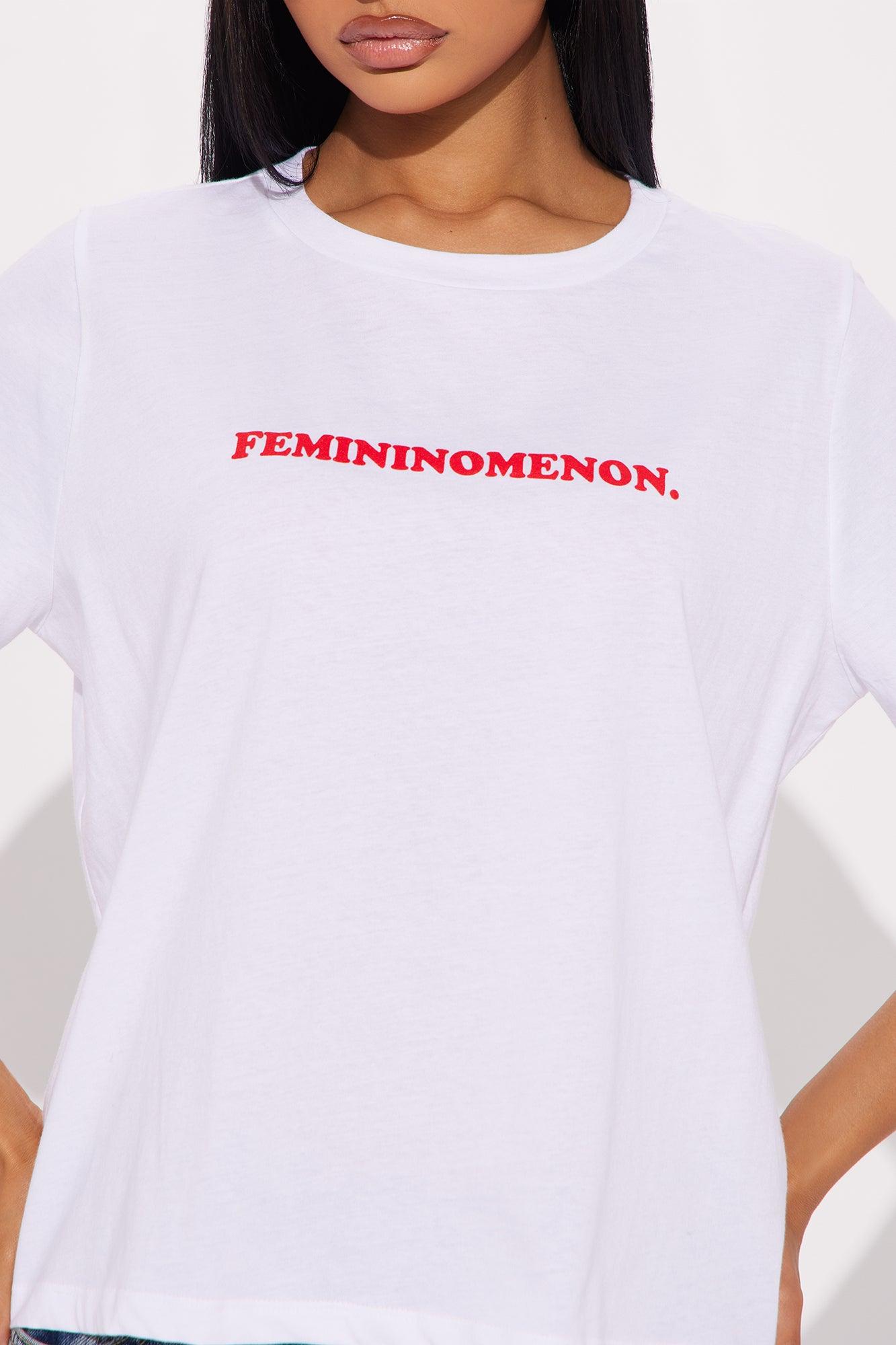It's A Femininomen Tee - White Product Image