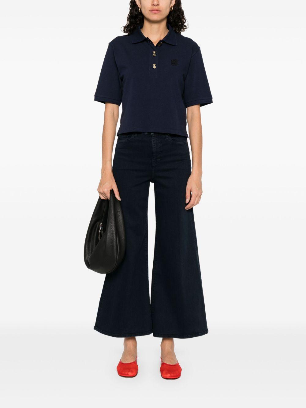 logol-embroidered polo shirt  Product Image