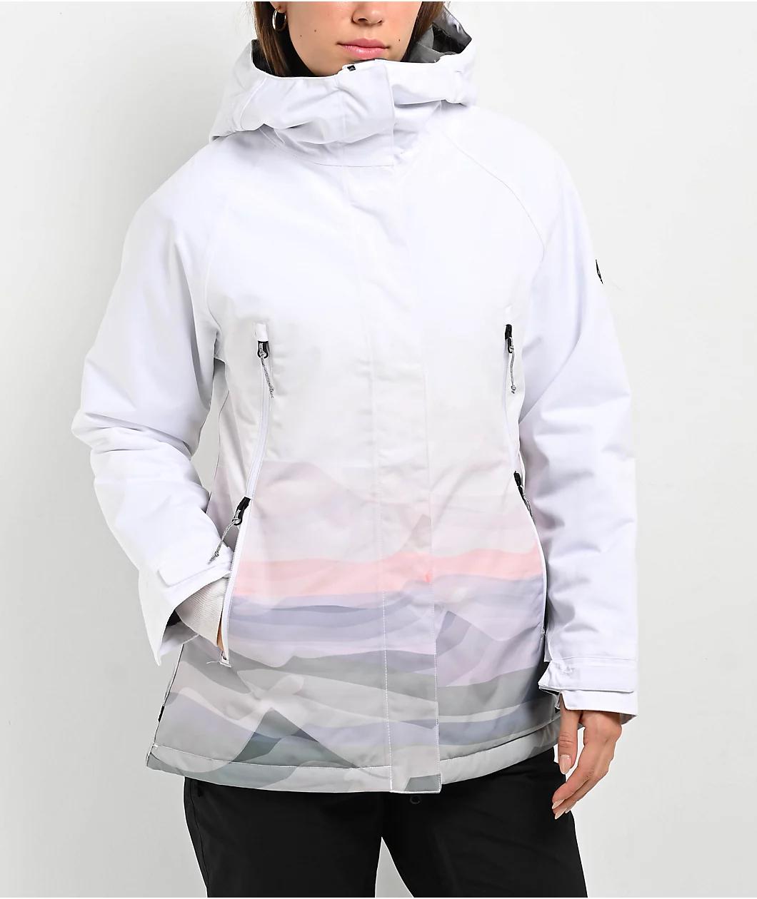 686 Fantasia 10K White Sierra Sunset Snowboard Jacket Product Image