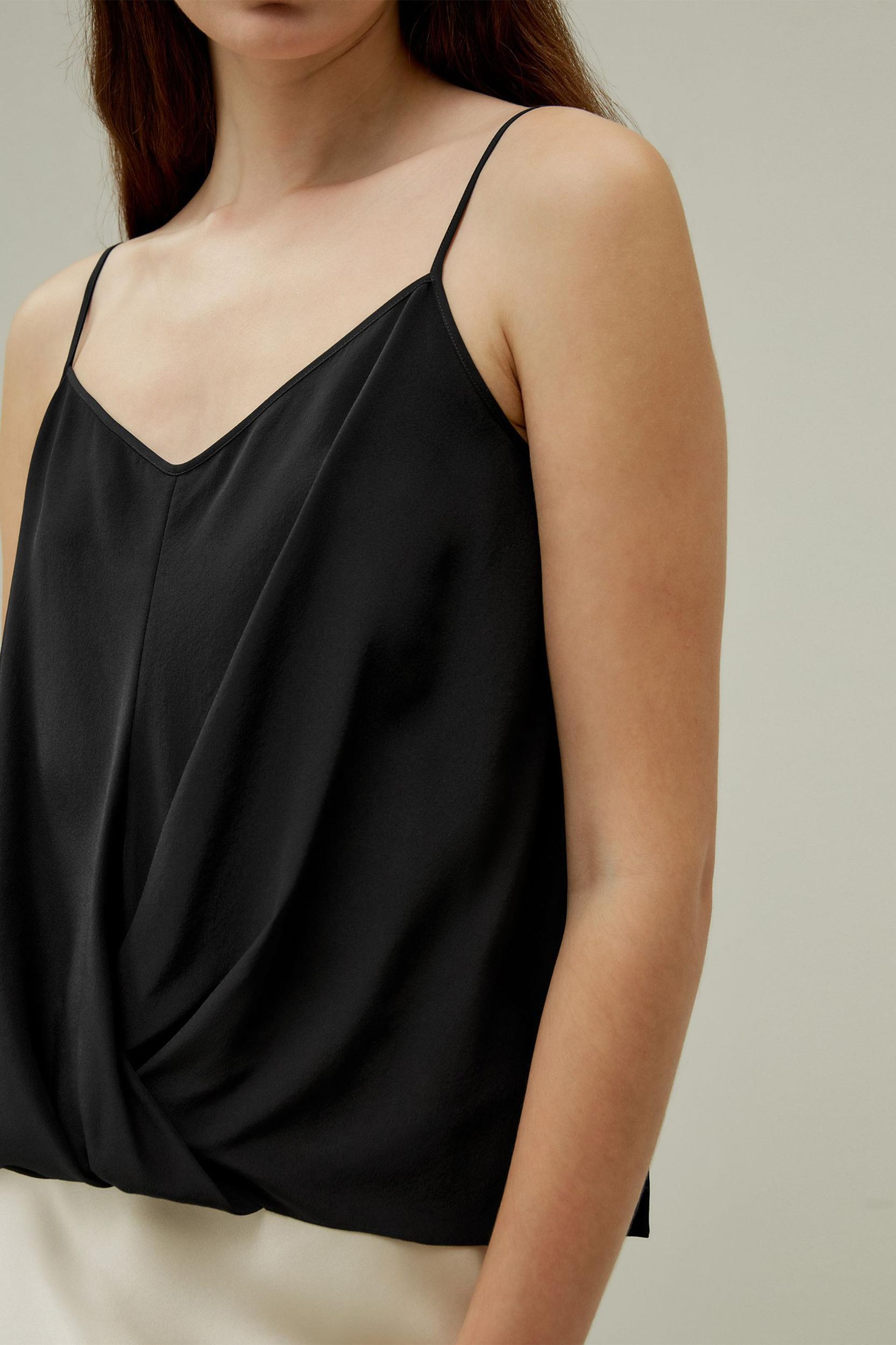 Thin-Strap Crêpe de Chine Cami Product Image