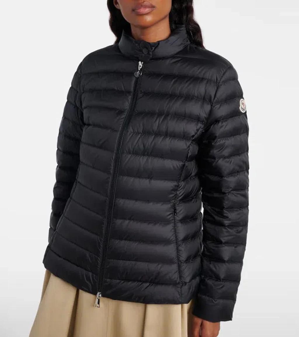 MONCLER Polyamide Igelle Jacket High Collar Quilted In Black Product Image