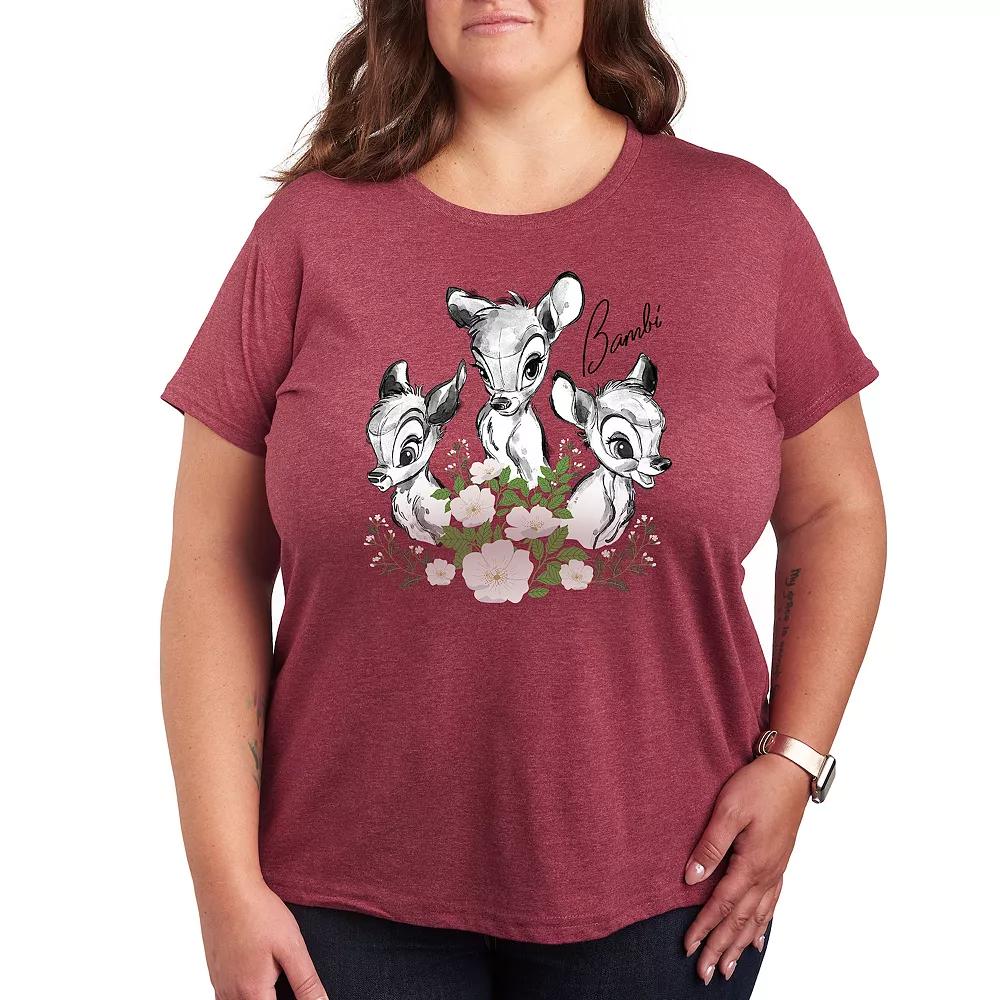 Disney's Bambi Plus Portrait Trio Graphic Tee, Women's,  Product Image