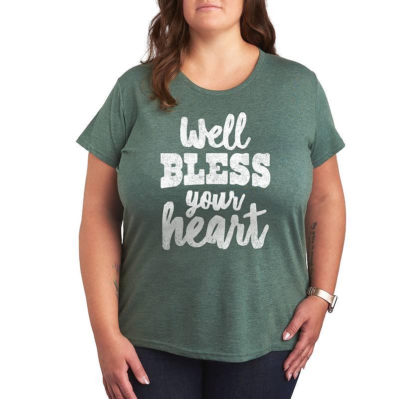 Plus Well Bless Your Heart Graphic Tee, Women's,  Product Image