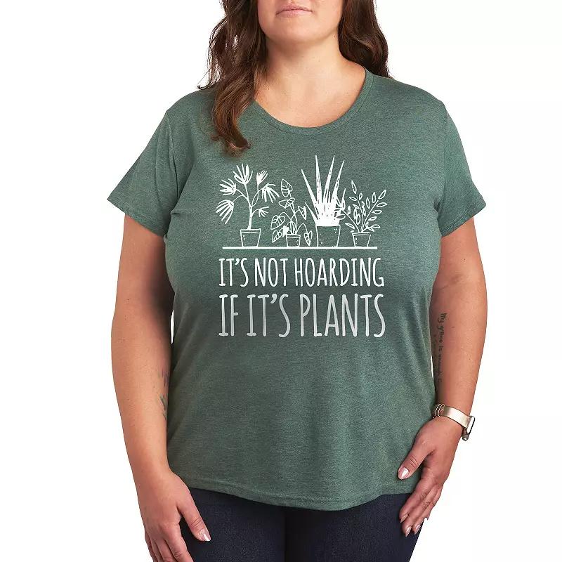Plus It's Not Hoarding If It's Plants Graphic Tee, Women's,  Product Image