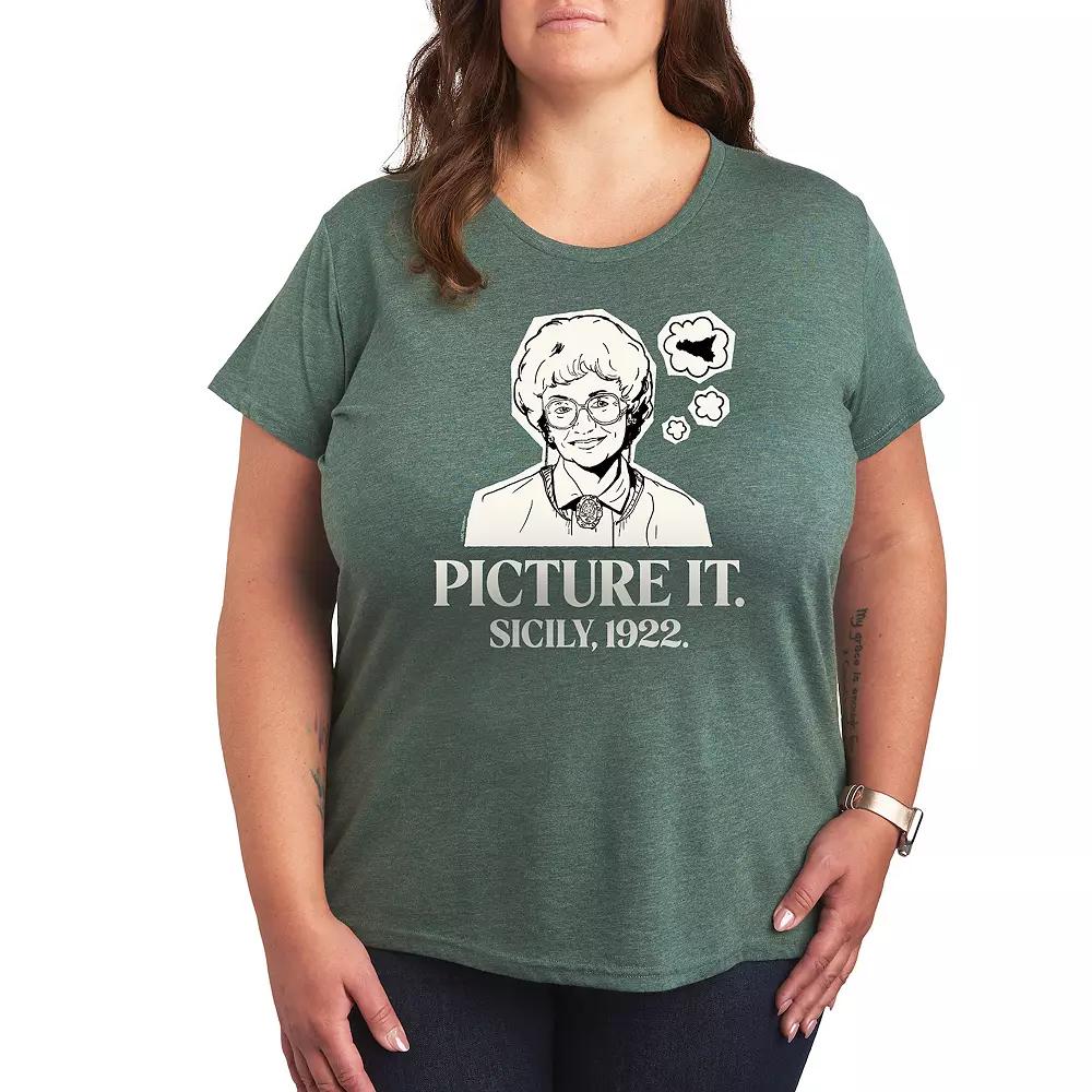 Plus Golden Girls Picture It Sicily Graphic Tee, Women's,  Product Image
