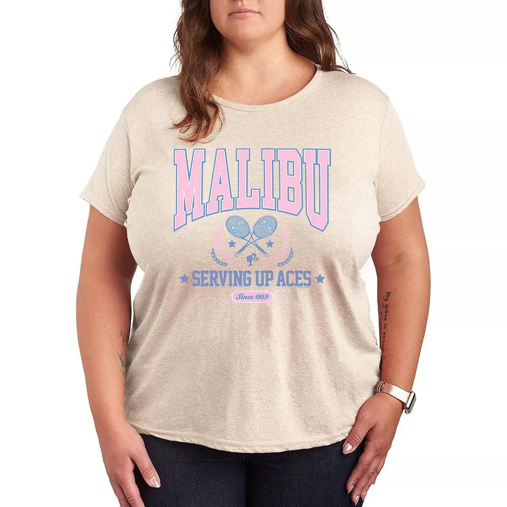 Plus Barbie® Malibu Varsity Graphic Tee, Women's,  Product Image