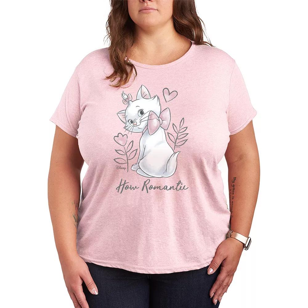 Disney's The Aristocats Marie Plus Romantic Graphic Tee, Women's,  Product Image