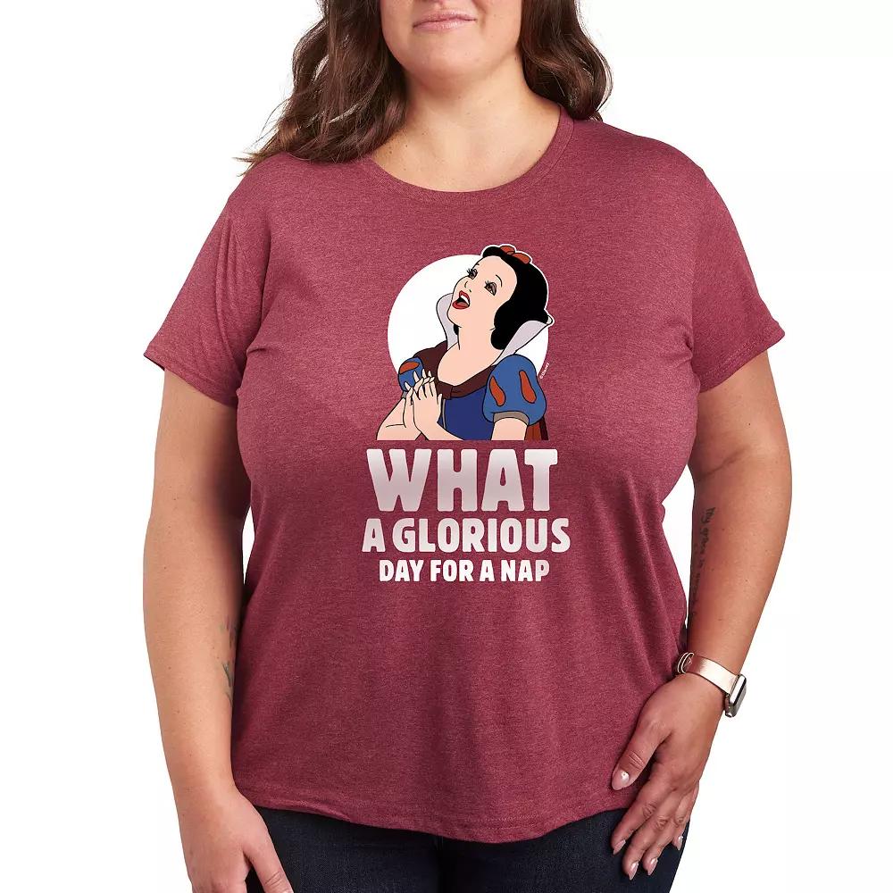 Disney Princess Snow White Plus Nap Graphic Tee, Women's,  Product Image