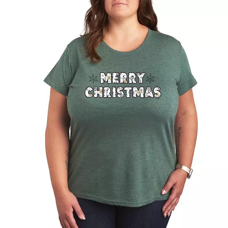 Disney's Winnie The Pooh Plus Merry Christmas Graphic Tee, Women's,  Product Image