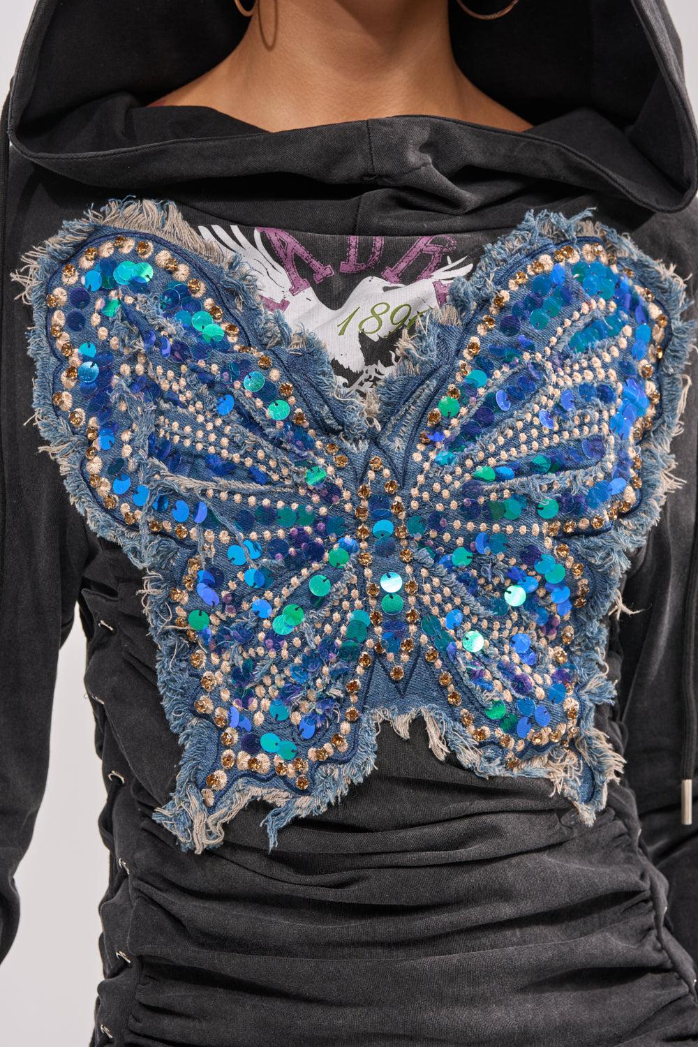 BUTTERFLY EFFECT MINI DRESS Product Image