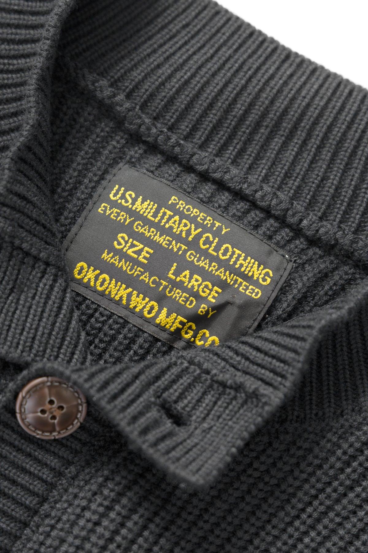 Okonkwo MFG - Knitted Cardigan - Navy Product Image