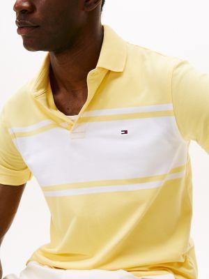 Slim Fit Block Stripe Polo Product Image