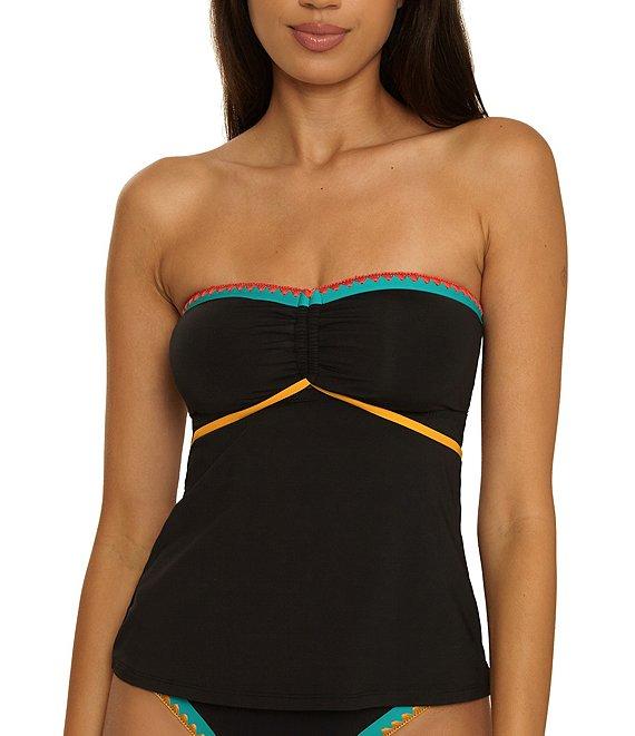Lucky Brand Avila Colorblock Scoop Waist Hipster Swim Bottom Product Image