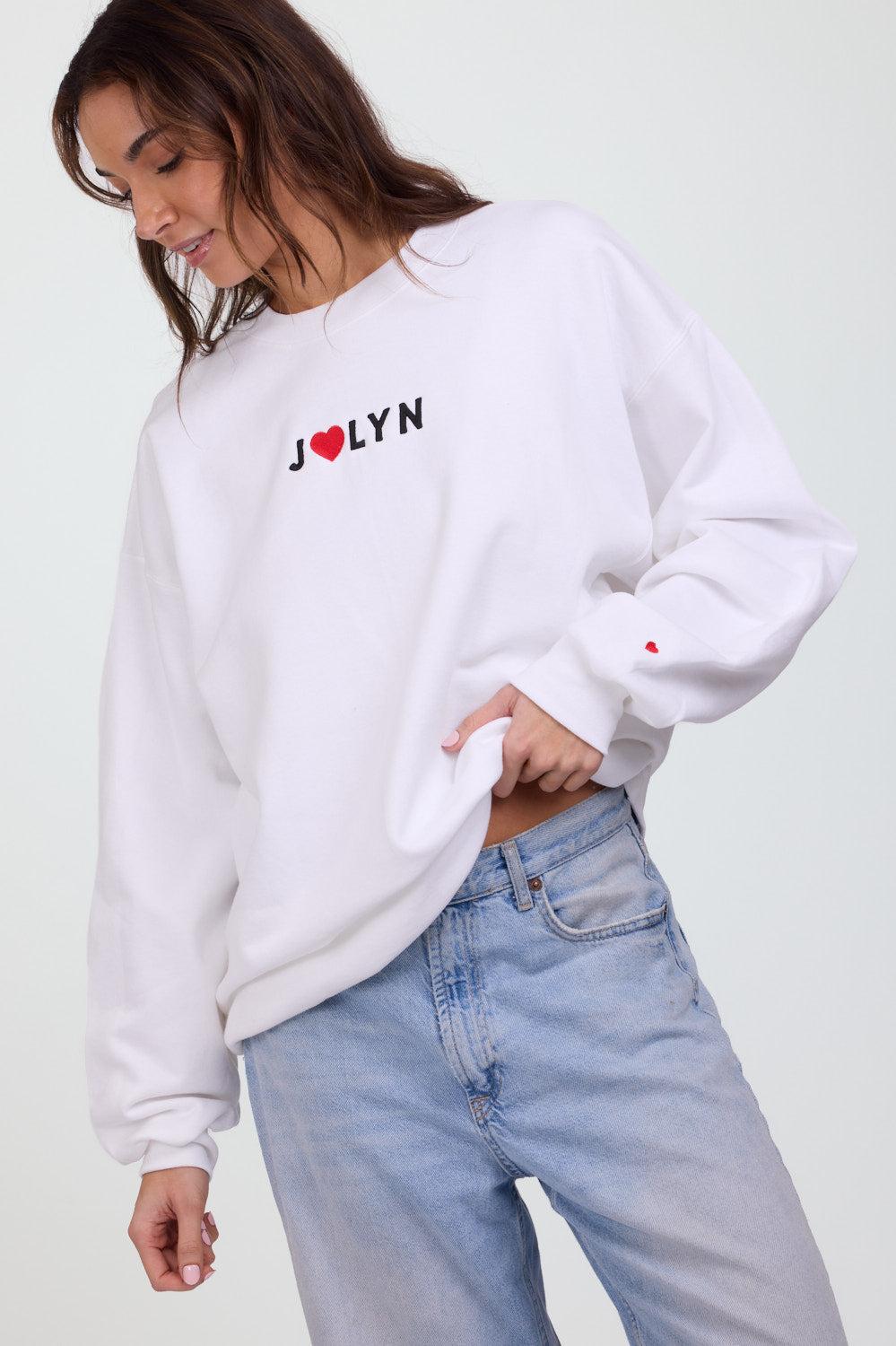 Roxanne Oversized Fleece Crewneck - JOLYN Luv Product Image