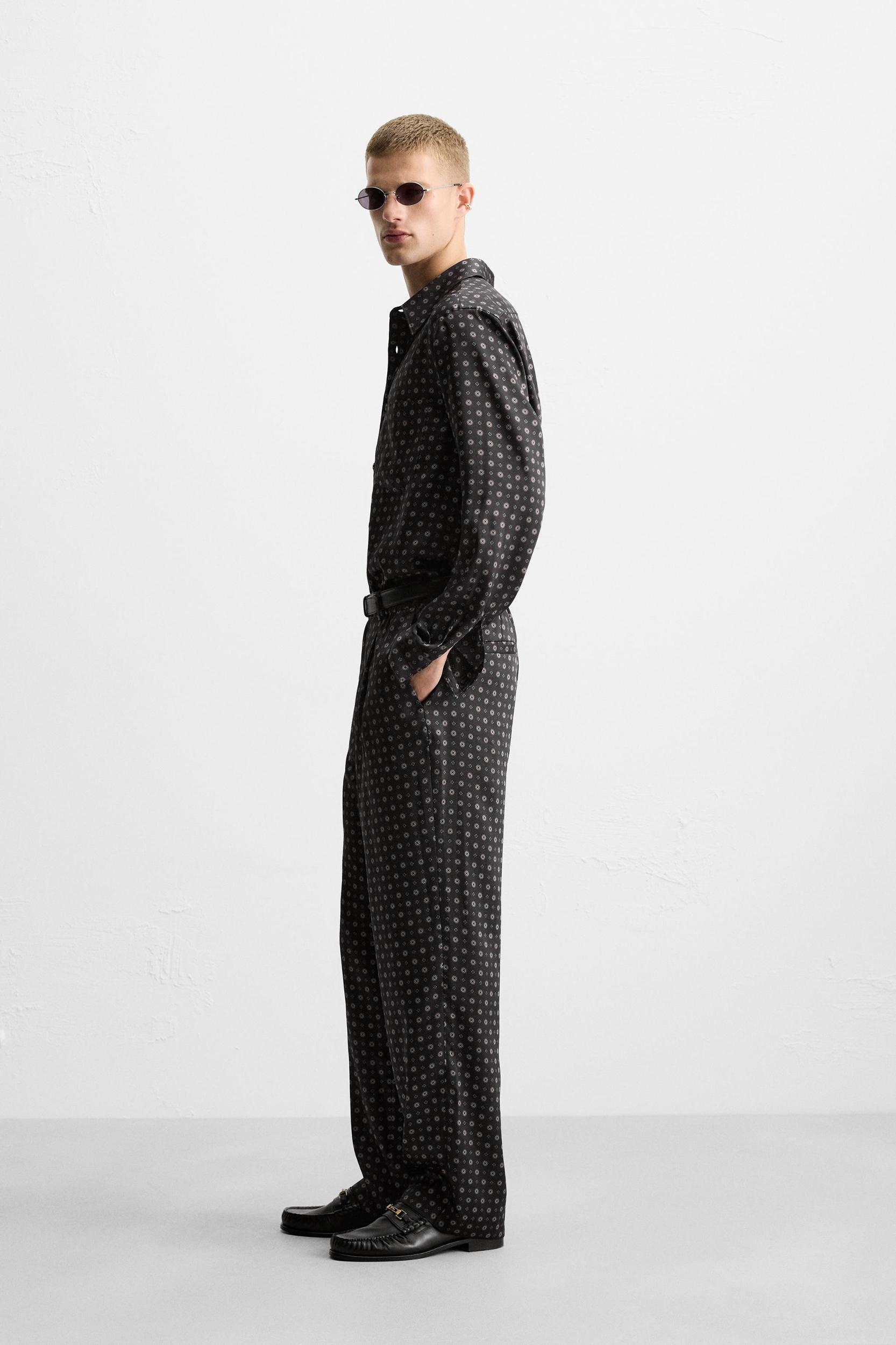 LIMITED EDITION GEOMETRIC PRINT PANTS Product Image